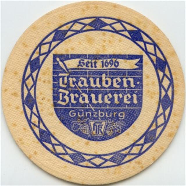 günzburg gz-by trauben 1a (rund215-u oh schrift-blau) 